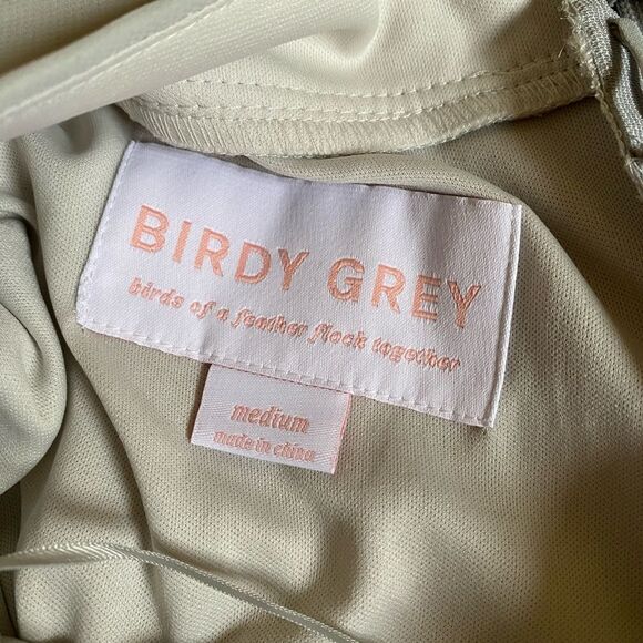 Birdy Grey Moni Convertible Maxi Dress Size M Dove Grey Bridesmaid Gown Fairy - Picture 12 of 13